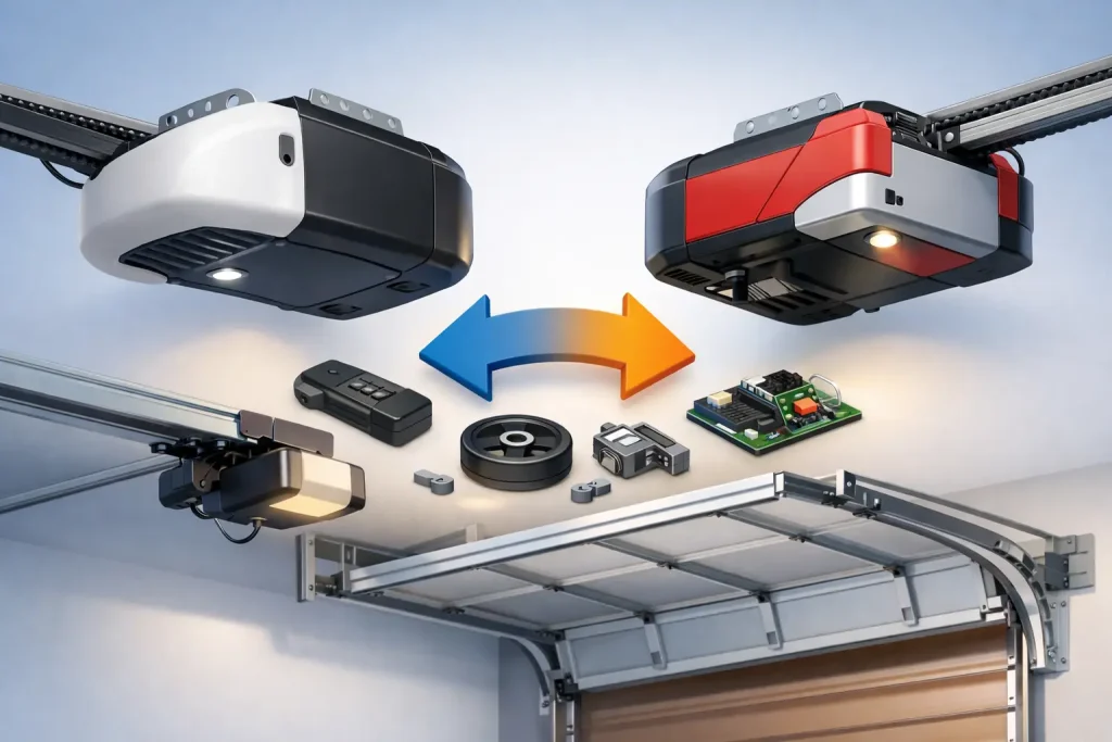 Are Garage Door Motors Interchangeable?