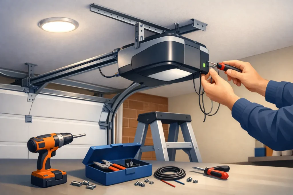 How to Install a New Garage Door Motor