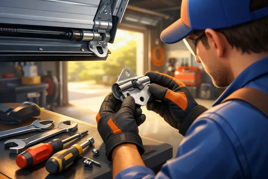 Broken Garage Door Hinge Repair Guide