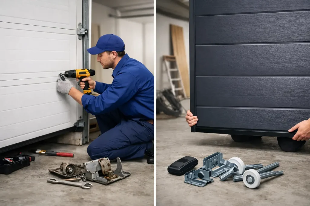 Repair vs Replace Garage Door: What Pays Off?
