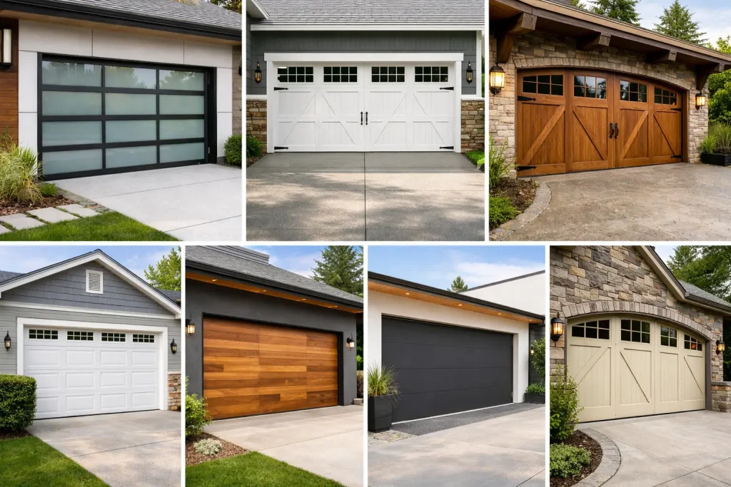 7 Best Residential Garage Door Styles
