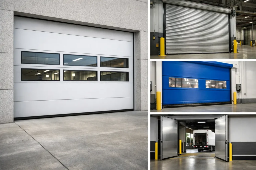 7 Best Commercial Garage Door Types