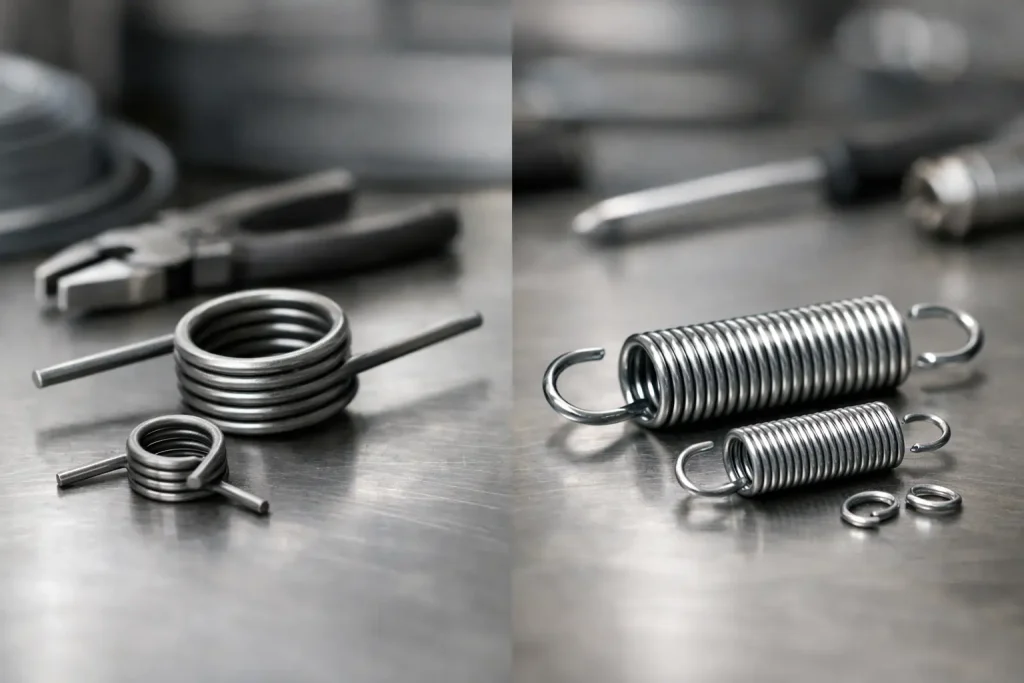 Torsion Springs Versus Extension Springs